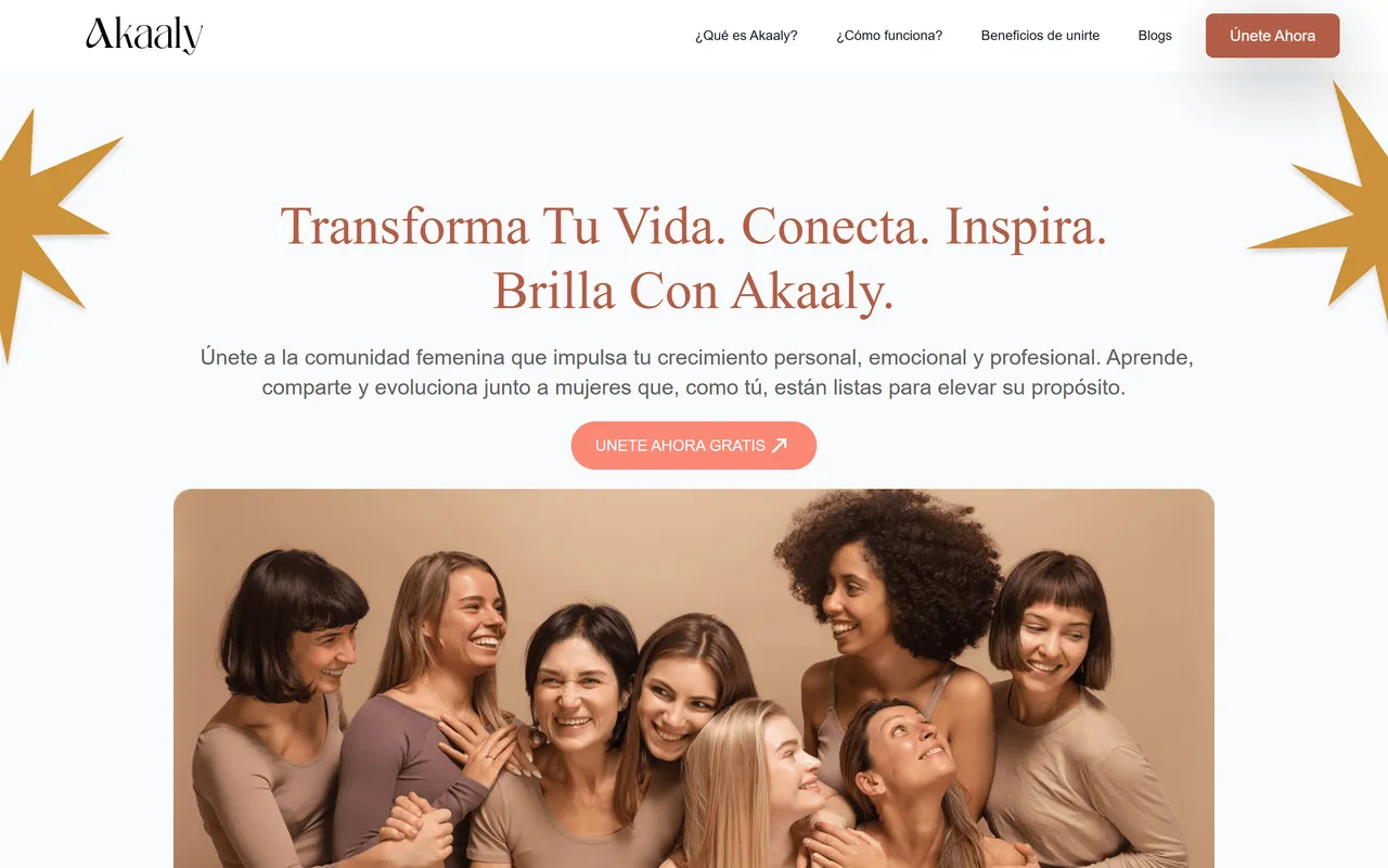 Captura del sitio de Akaaly
