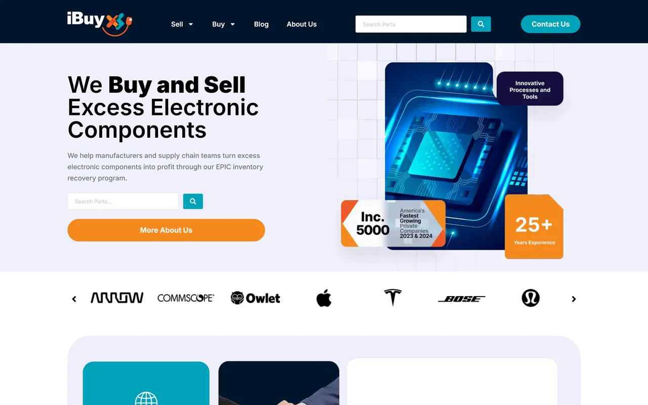Captura del sitio de iBuy